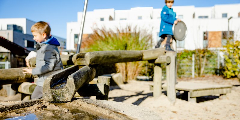 Wasserspielzeug aus Holz 